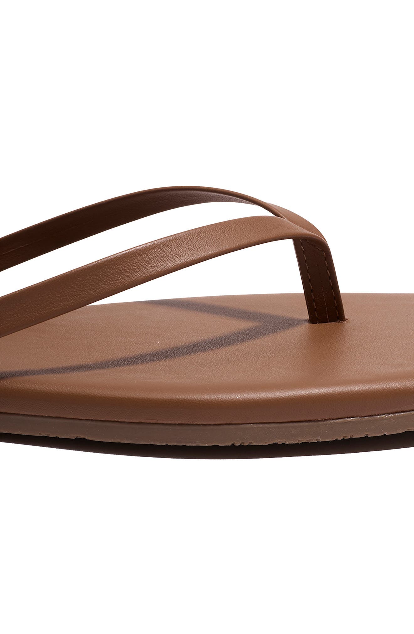 TKEES Lily Square Toe Flip Flop, Alternate, color, Ganache
