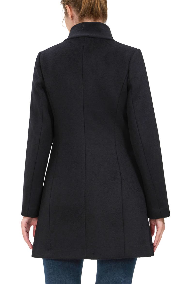 Women's Olivia Wool Blend Walking Coat, Alternate, color, Black