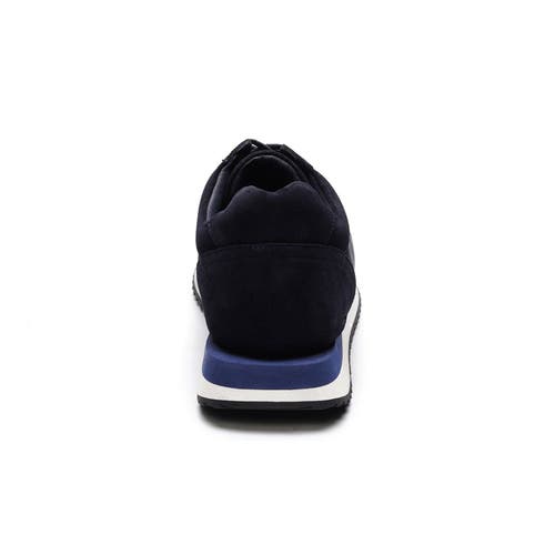 A. Veer Richard Sneaker In Navy Suede