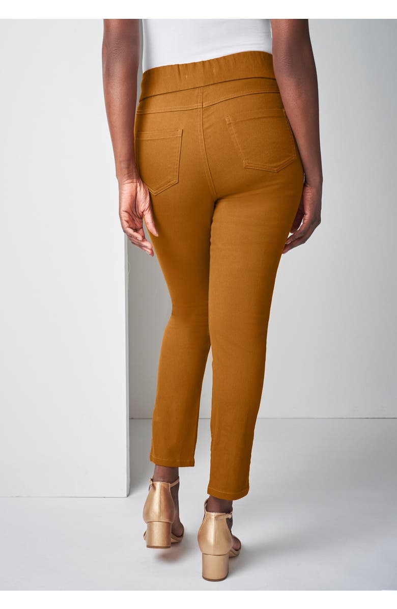 Jessica London Comfort Waist Scalloped Ankle Jean, Alternate, color, 