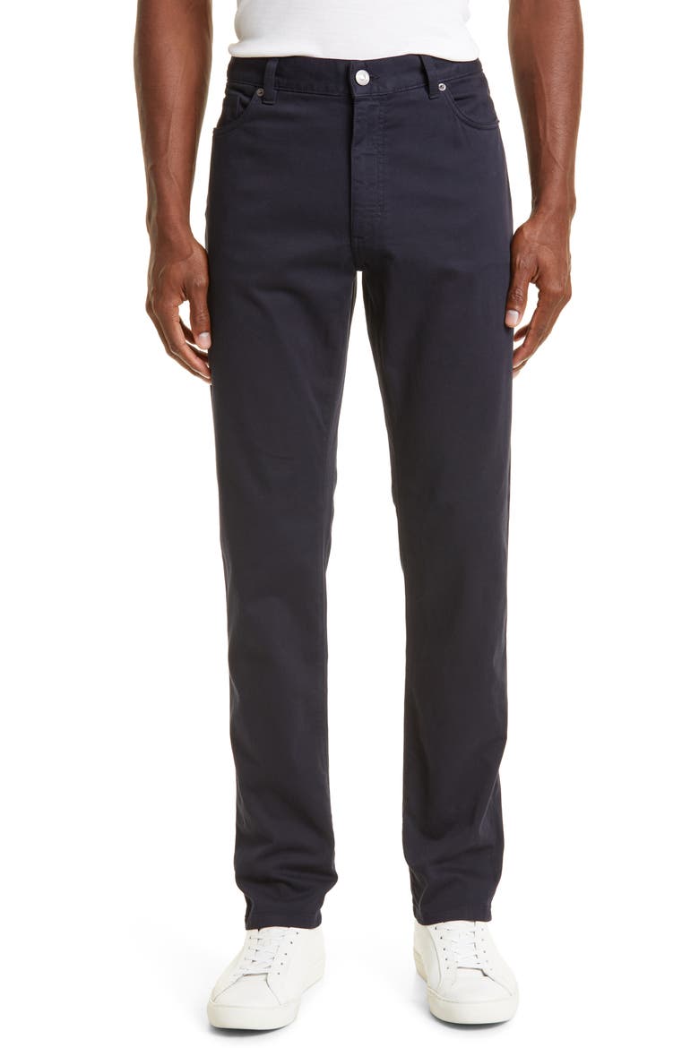 City Fit Stretch Cotton Pants, Main, color, NAVY