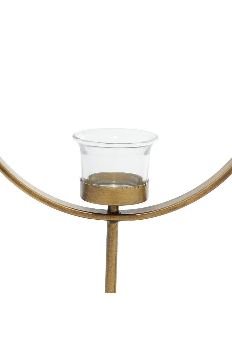 VIVIAN LUNE HOME Gold Metal Tealight Candle Holder - Set of 2, Alternate, color, Gold