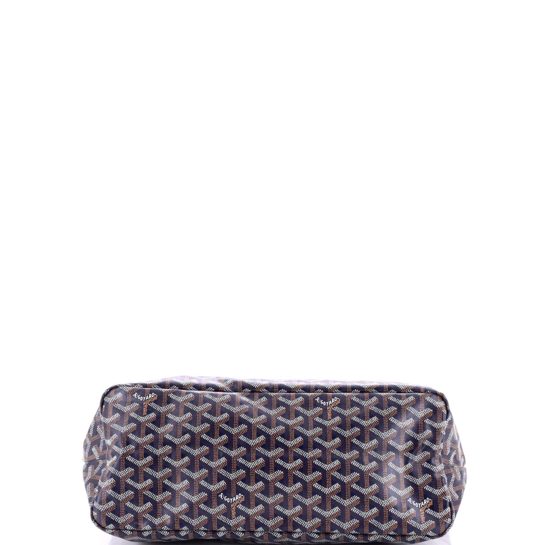 Pre-Owned Goyard Boheme Hobo Coated Canvas, Alternate, color, Blue