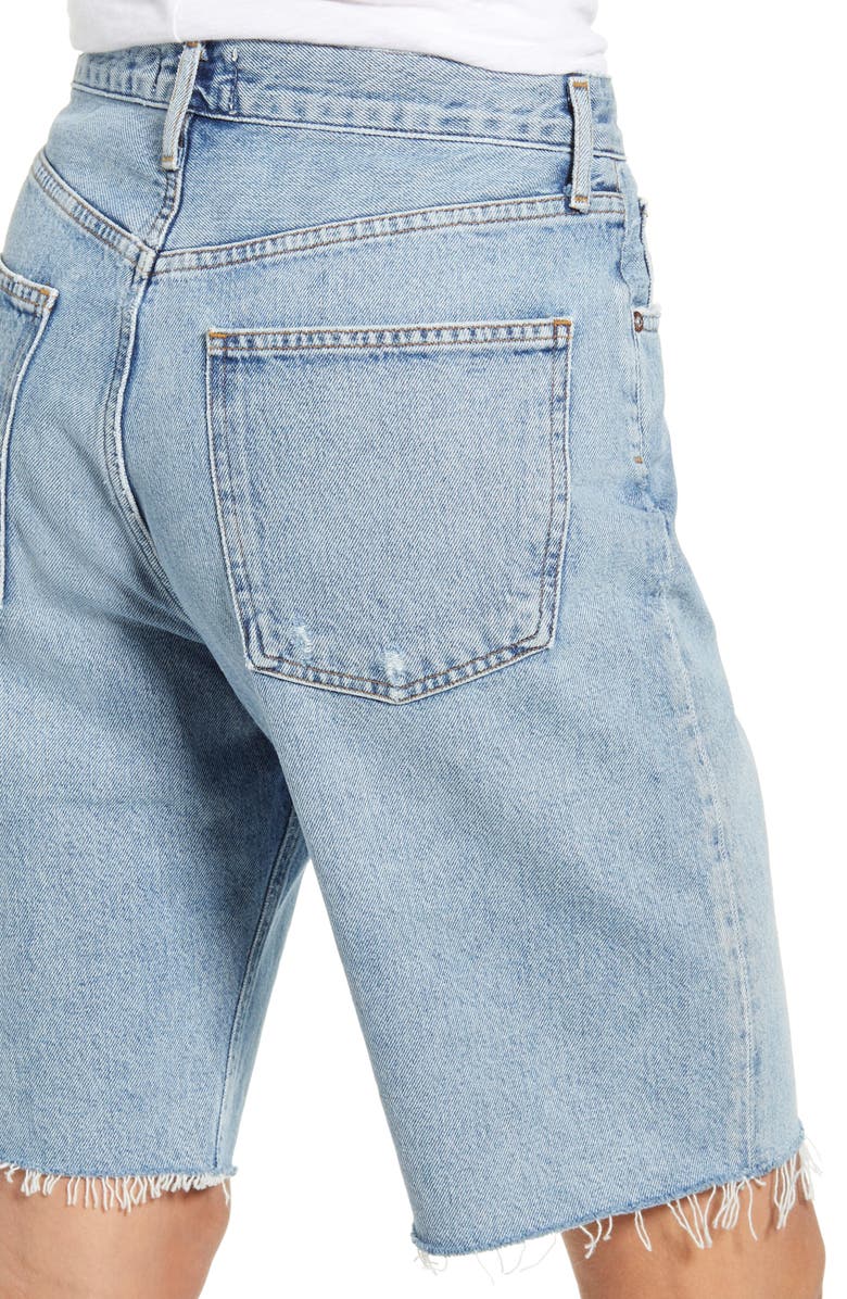 AGOLDE '90s Longline Denim Shorts, Alternate, color, 