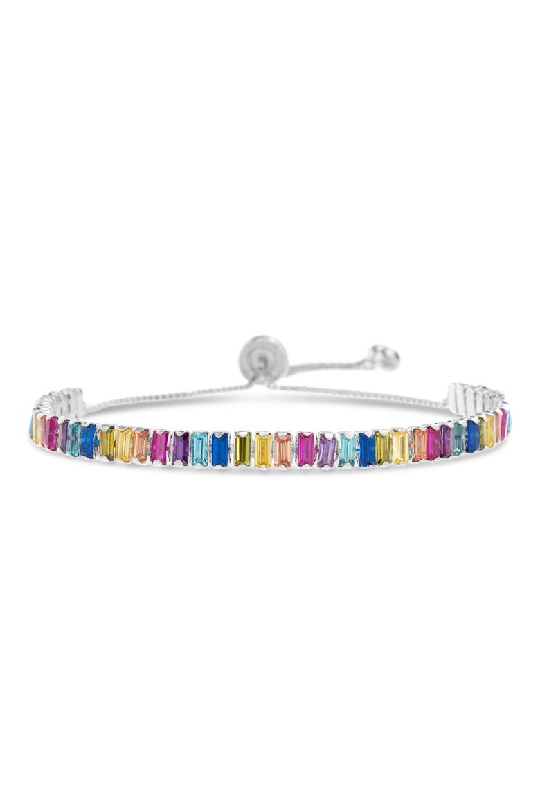 Slider Bracelet, Main, color, SILVER/ MULTI