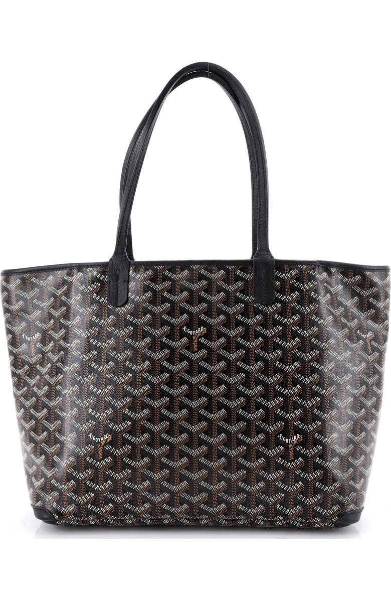 Pre-Owned Goyard Artois Tote Coated Canvas PM, Alternate, color, Black