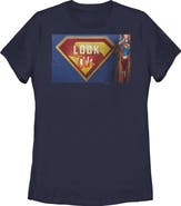 Supergirl Women's Supergirl Look Out Graffiti Poster Graphic T-Shirt