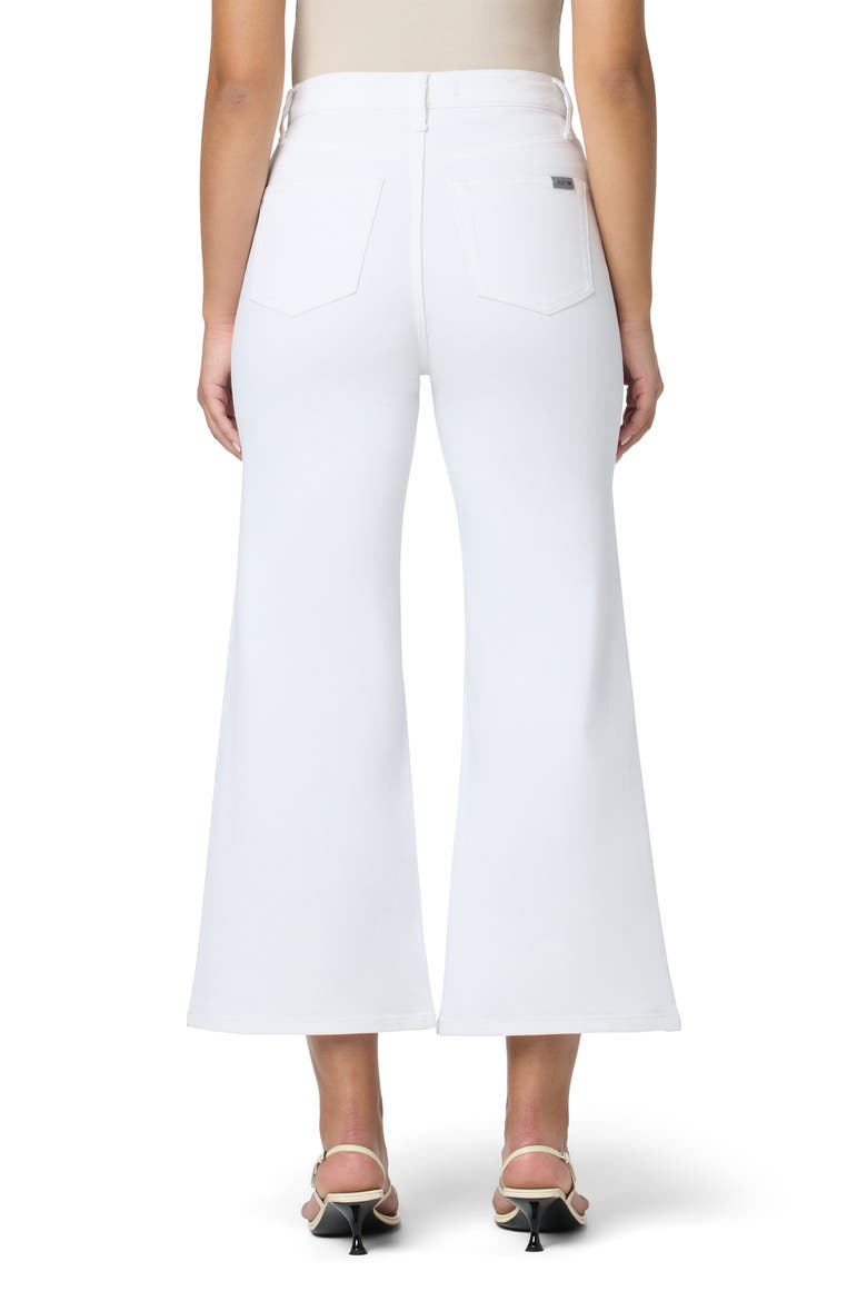 High Waist Ankle Wide Leg Jeans, Alternate, color, WHITE