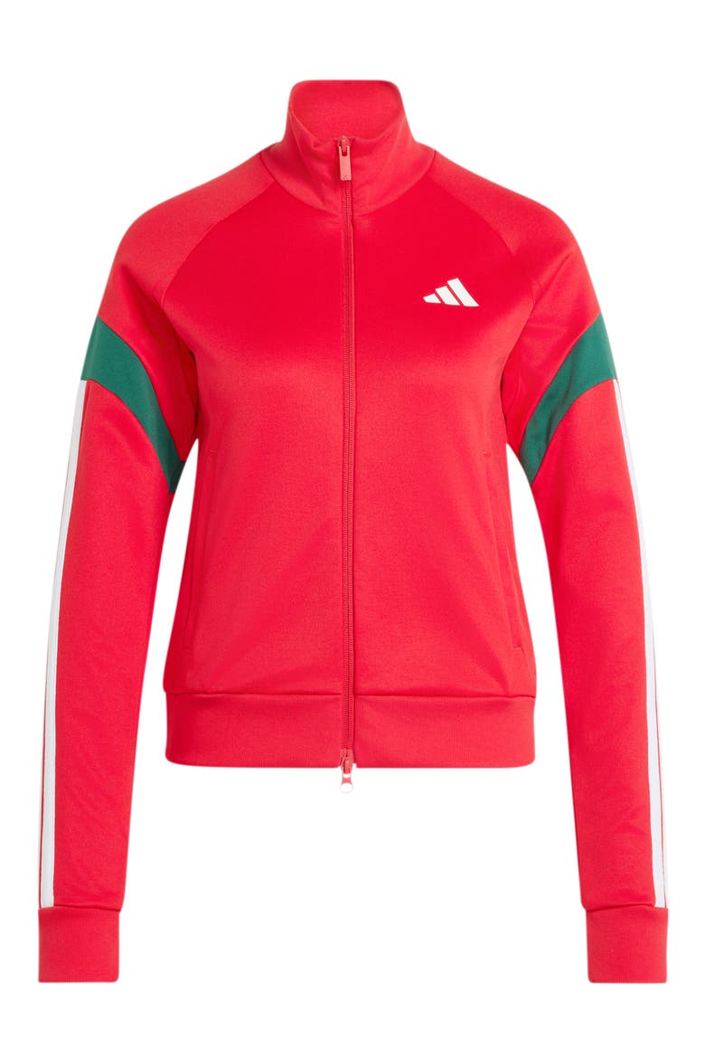 House of Tiro Nations Track Jacket, Alternate, color, SCARLET/ DARK GREEN/ WHITE