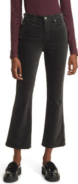 AG Farrah High Waist Crop Bootcut Velvet Pants
