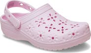 CROCS Classic Floral Cutout Clog