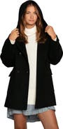 Belle & Bloom Coastal Edit Hooded Wool Blend Coat