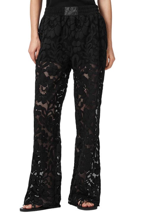 Amelie Lace Wide Leg Trousers