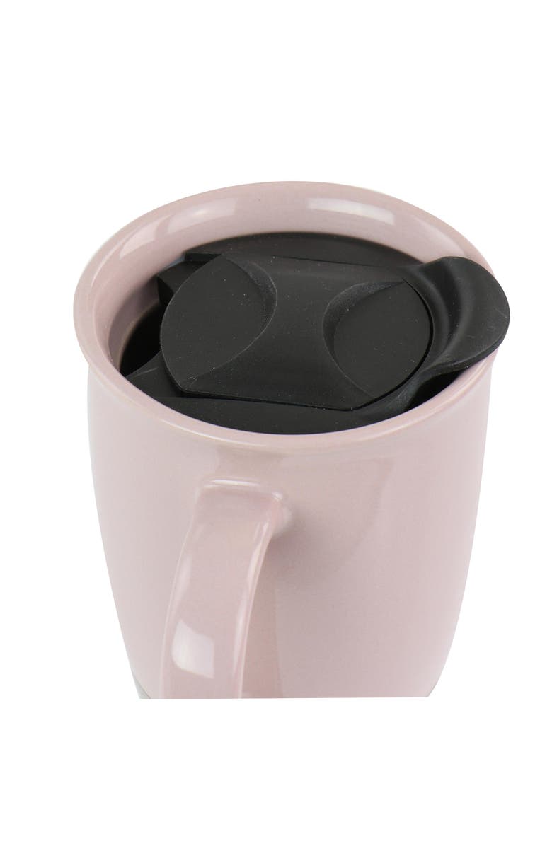 Mr. Coffee Coffee14 oz Stoneware Assorted Travel Mug Set of 3, Alternate, color, Blue