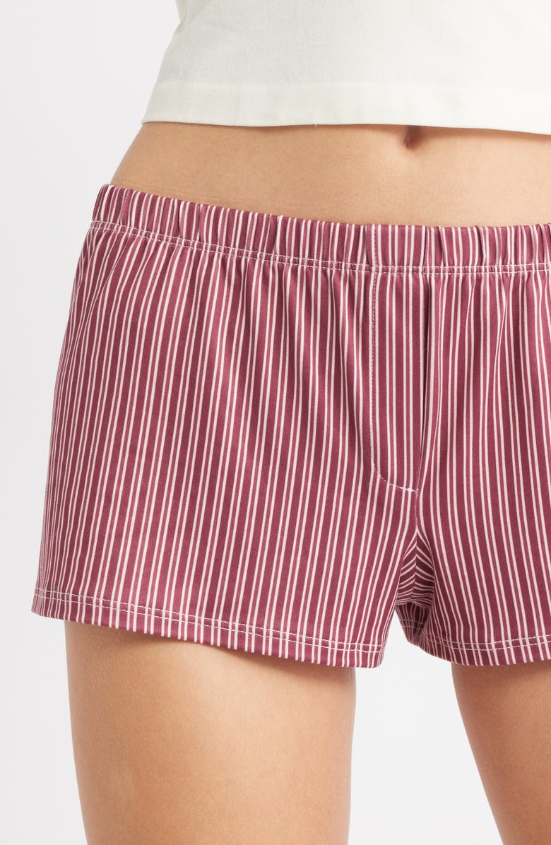 Bella Venice Stripe Shorts, Alternate, color, Pink Striped