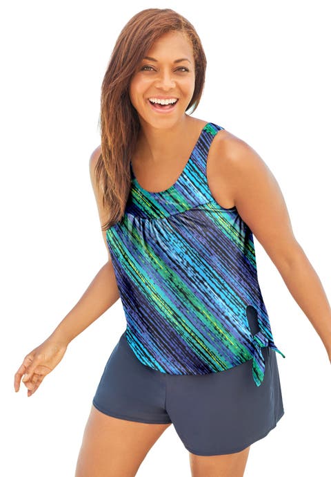 2-Piece Blouson Swim Set