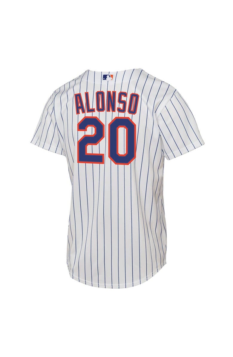 Nike Youth Nike Pete Alonso White New York Mets Home Replica Player Jersey, Alternate, color, White