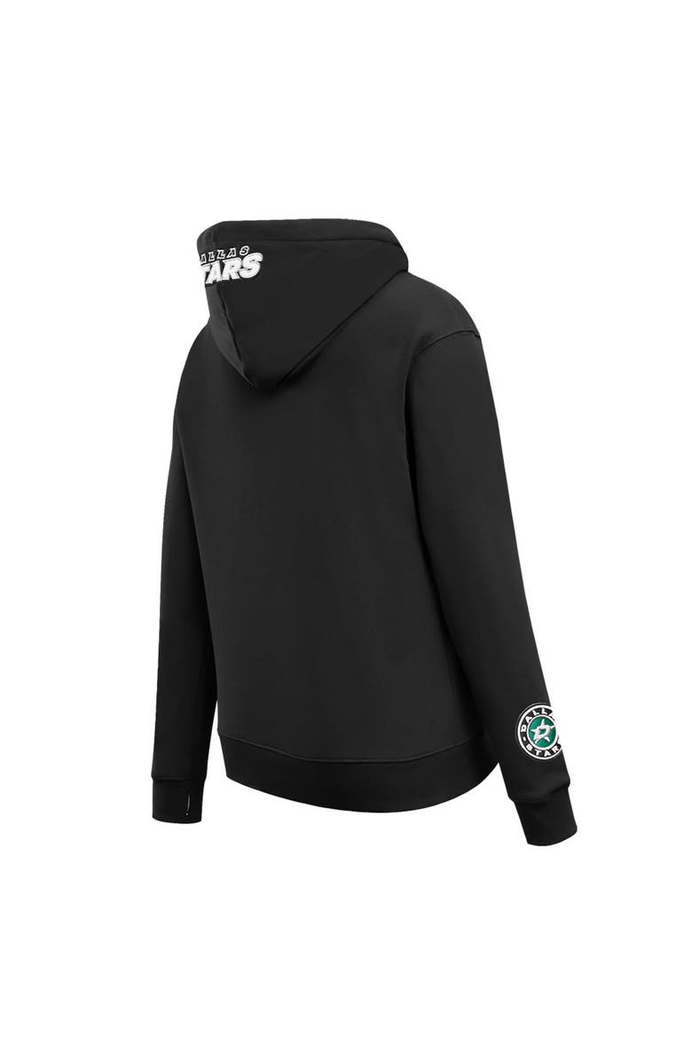PRO STANDARD Women's Pro Standard Black Dallas Stars Classic Chenille Pullover Hoodie, Alternate, color,