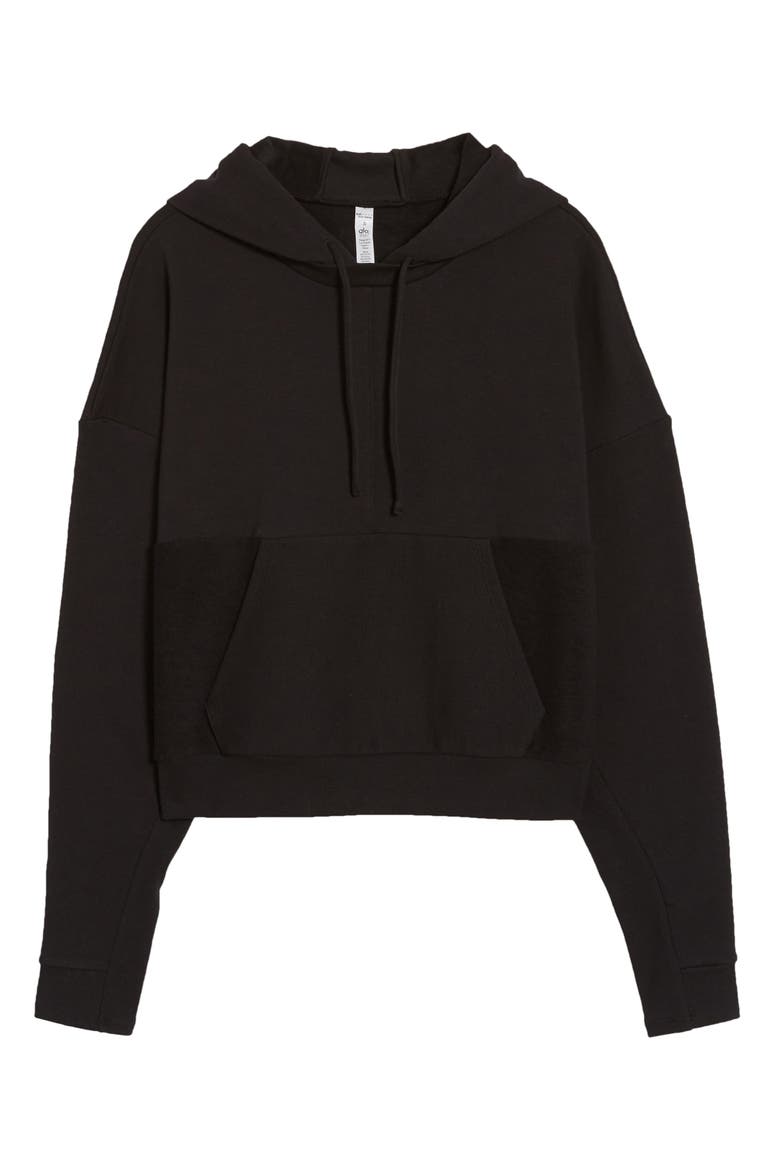 Avenue Hoodie, Alternate, color, BLACK