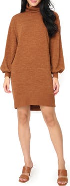 GIBSONLOOK Long Sleeve Sweater Dress