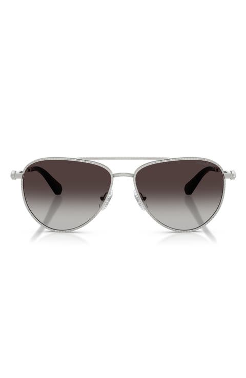59mm Pilot Sunglasses