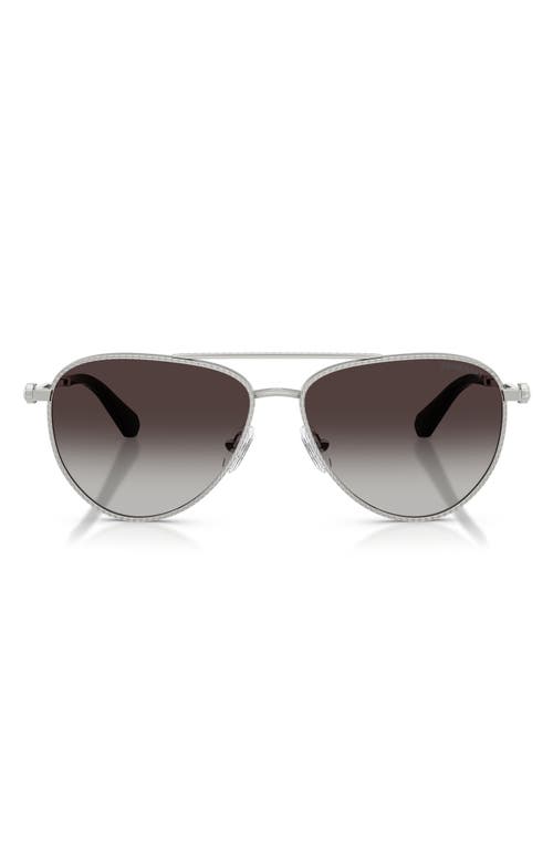 SWAROVSKI SWAROVSKI 59MM PILOT SUNGLASSES