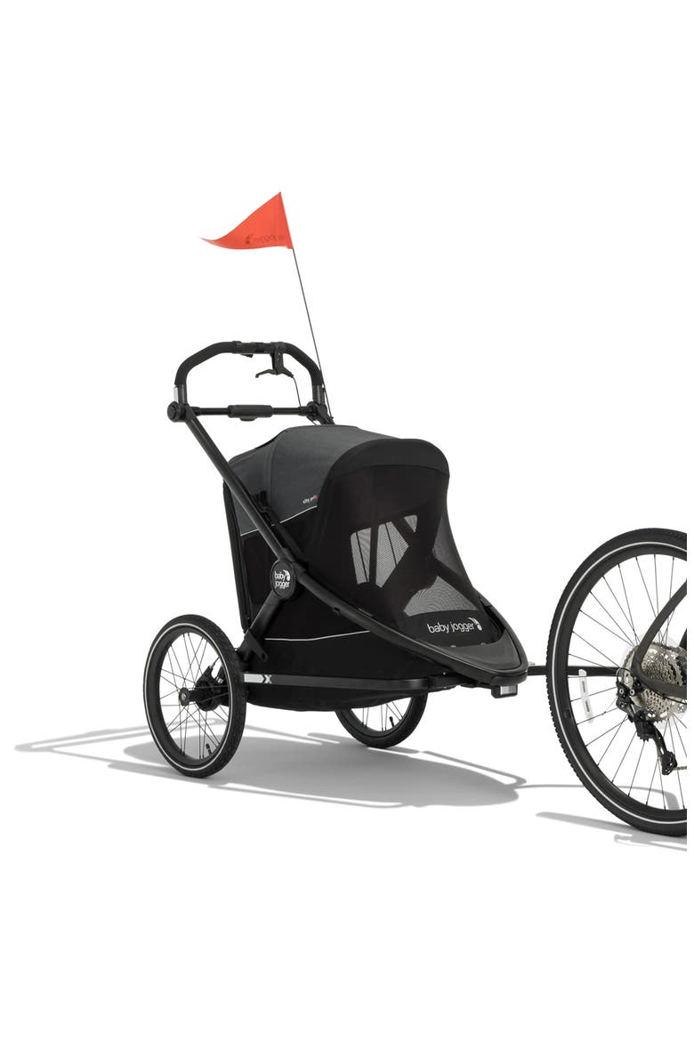 city prix™ Convertible Jogging Stroller & Bicycle Trailer Kit, Main, color, ECO BLACK