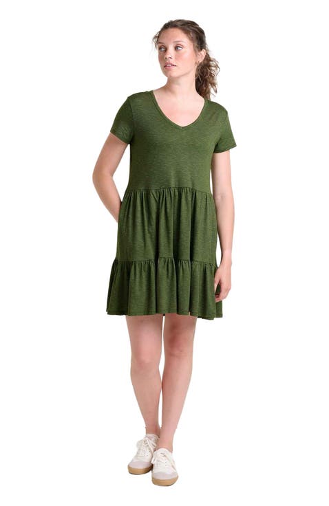 Marley Tiered Short Sleeve Dress