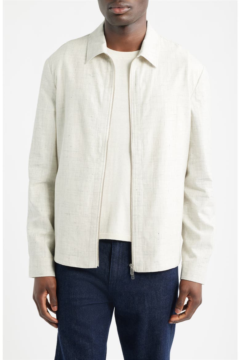 Light Bomber Jacket, Main, color, LIGHT GREY