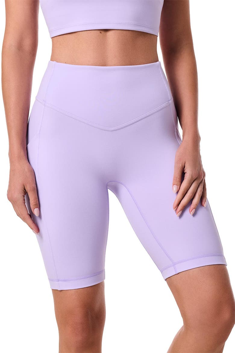 Women's Ananda Bike Shorts, UPF 50+ Sun Protection, Alternate, color, Lavendula
