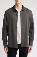 Robert Barakett White Stone Knit Overshirt