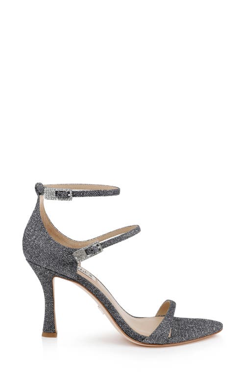 Badgley Mischka Collection Valencia Ankle Strap Sandal In Silver