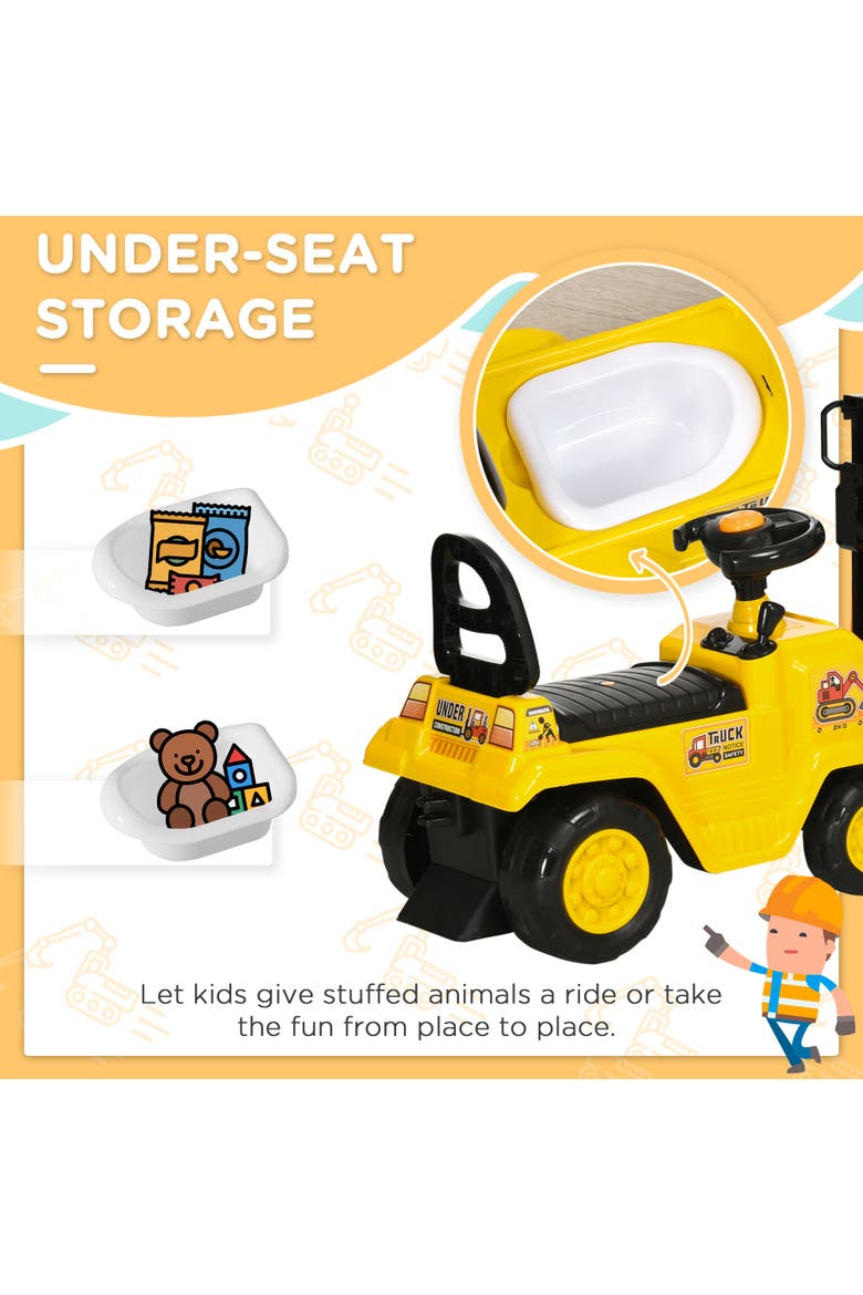 Kids Ride-On Forklift with Operation Function, Alternate, color, Yellow