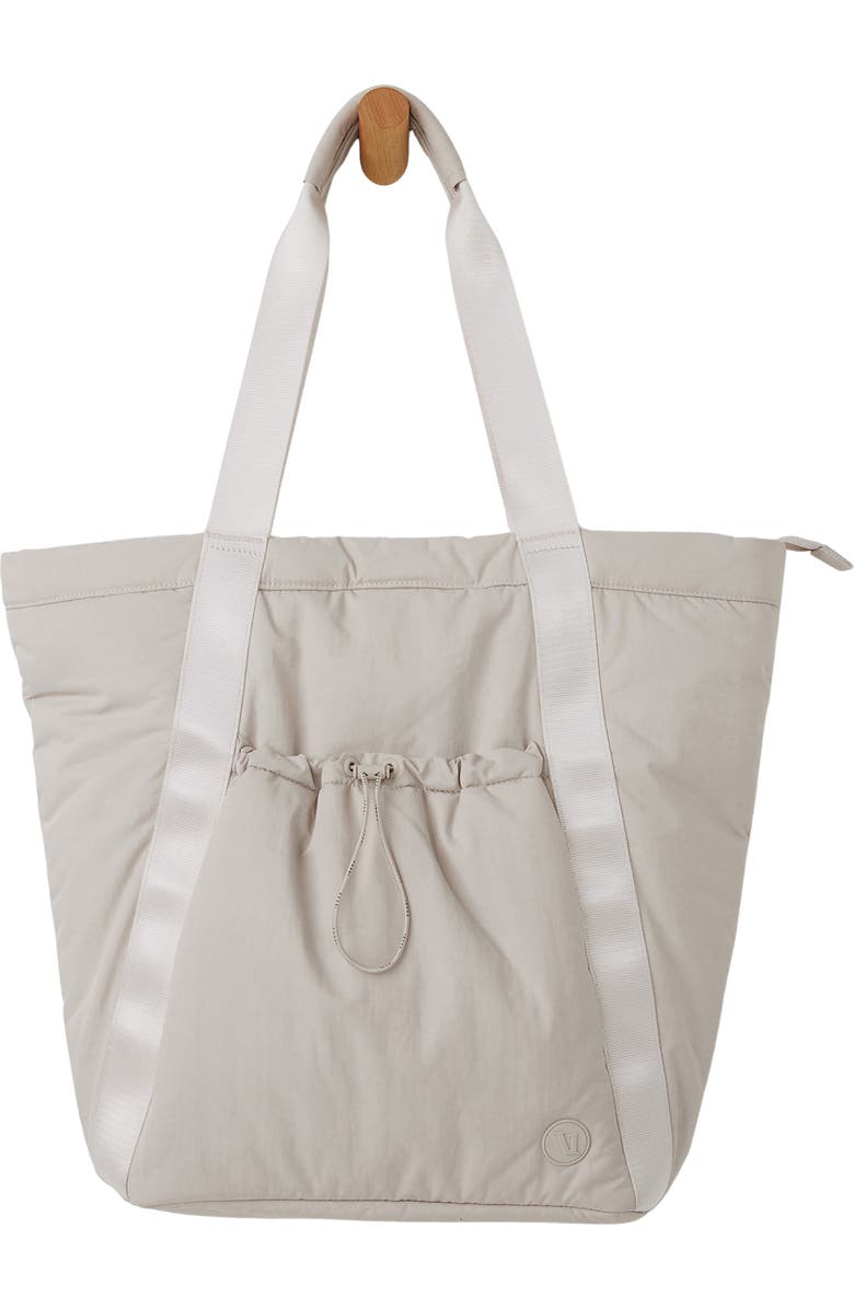 Vuori All Around Nylon Tote, Main, color, Ecru