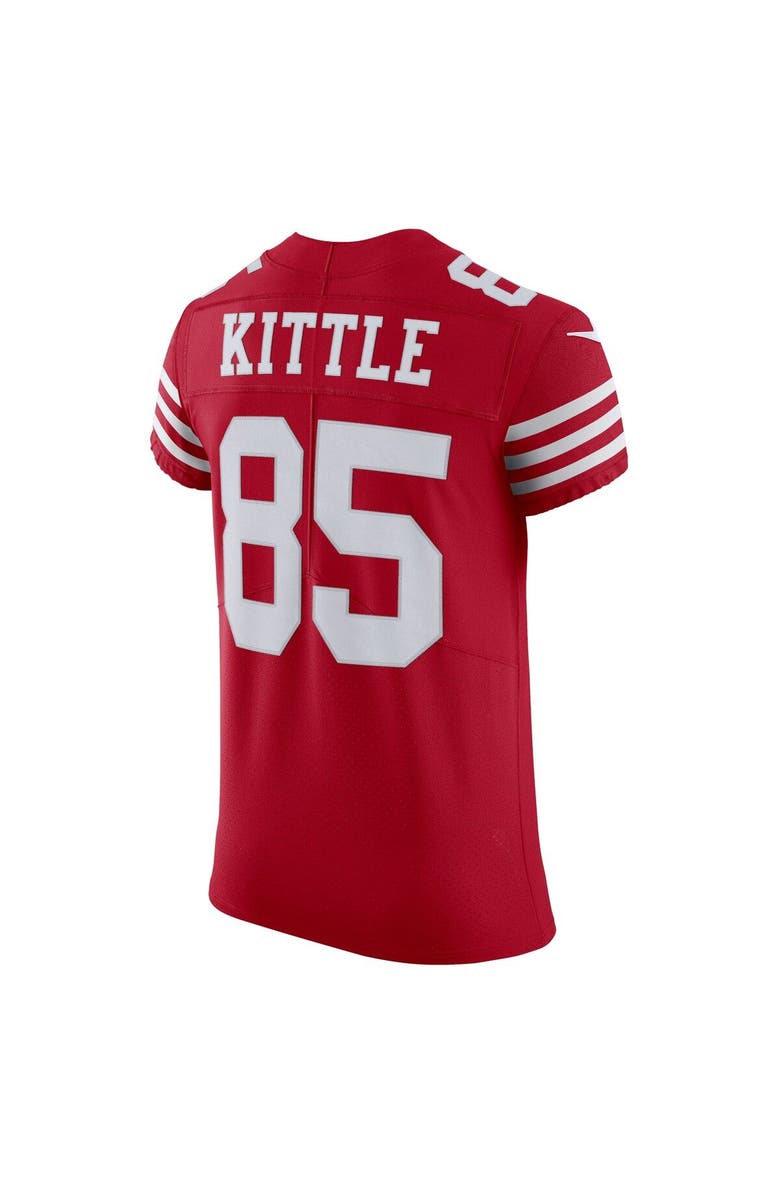 Nike Men's Nike George Kittle Scarlet San Francisco 49ers Vapor Elite Jersey, Alternate, color, Scarlet