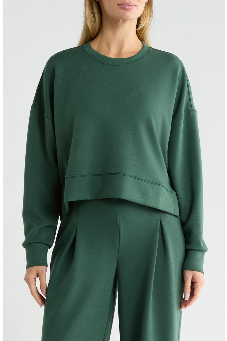 Adelaide Crop Sweatshirt, Main, color, GARDEN TOPIARY