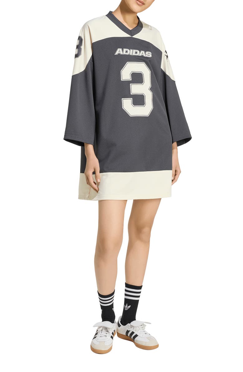 adidas Originals Hockey Jersey Dress, Main, color, Utility Black