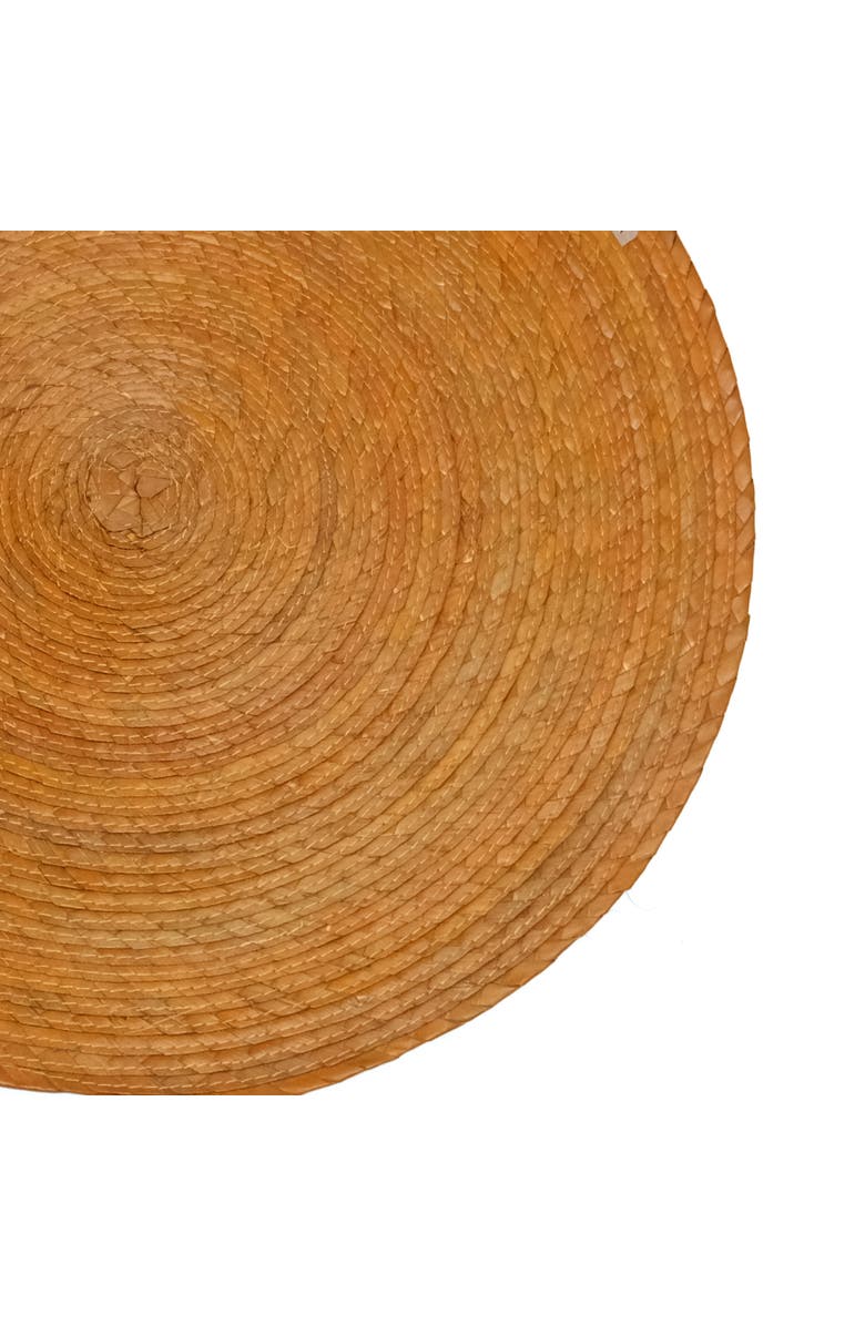 Makaua Palm Placemat Set of 4, Alternate, color, Mustard