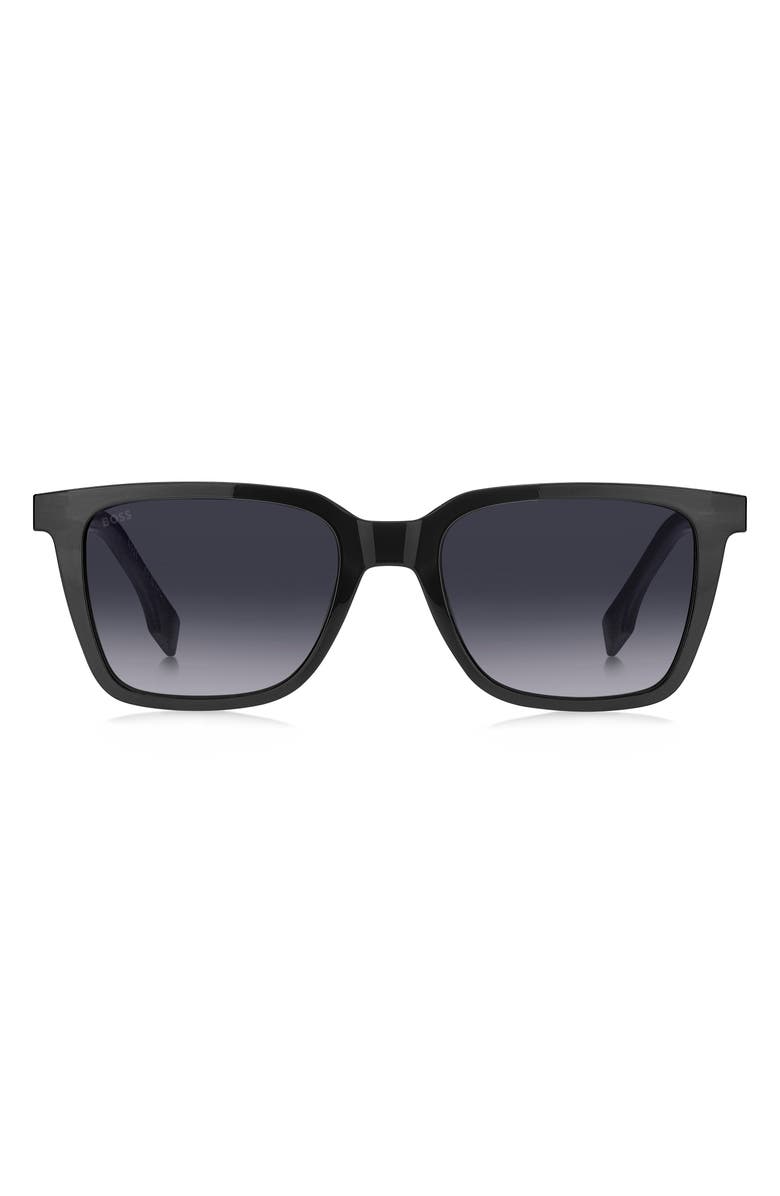 BOSS 53mm Square Sunglasses, Main, color, 0Kb7-9O