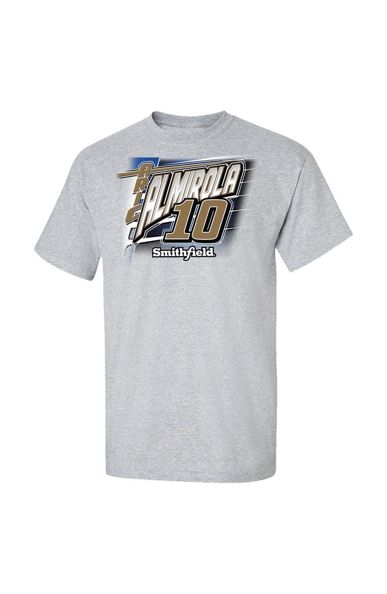 STEWART-HAAS RACING Men's Stewart-Haas Racing Team Collection Heathered Gray Aric Almirola Car T-Shirt, Alternate, color, Heather Gray