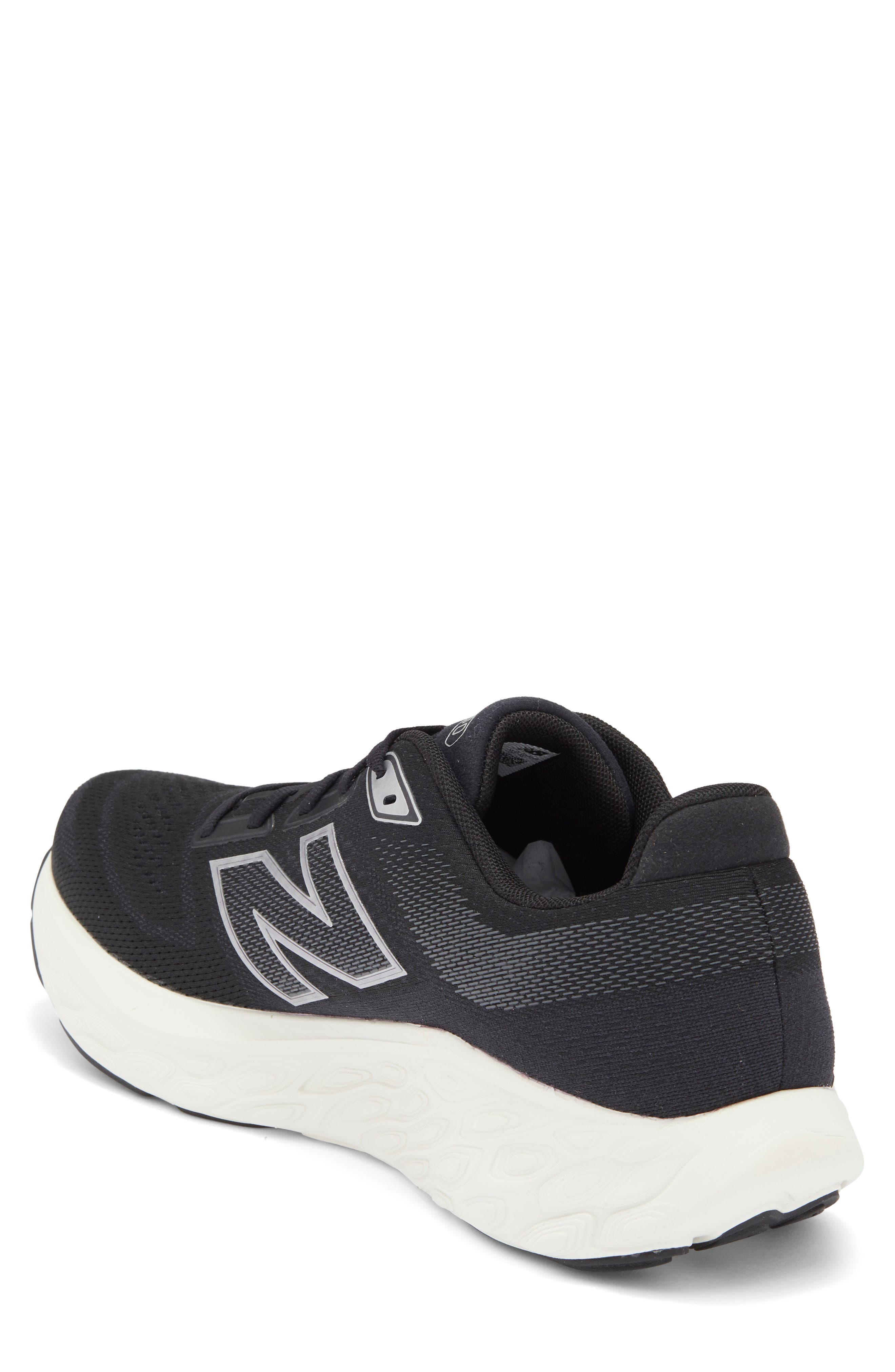 New Balance 880 Fresh Foam Running Shoe, Alternate, color, Black/ Sea Salt