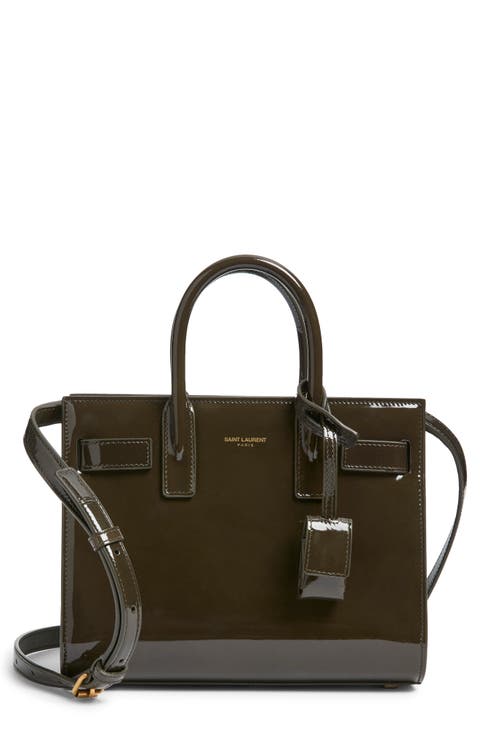 Nano Sac de Jour Patent Leather Handbag