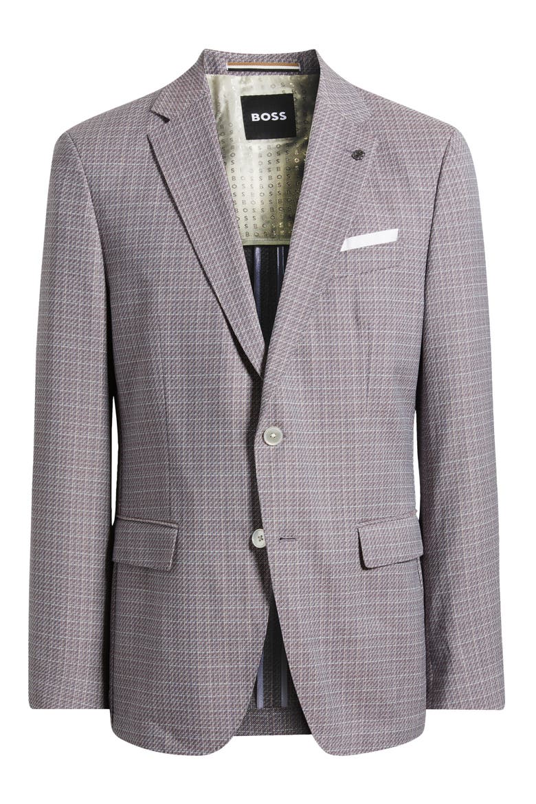 Hutson Check Virgin Wool Sport Coat, Alternate, color, OPEN GREEN