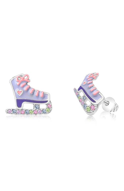 Chanteur Kids' Ice Skate Earrings In Blue