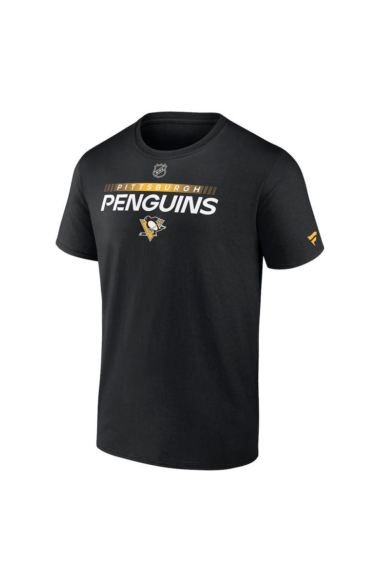 FANATICS Men's Fanatics Branded Black Pittsburgh Penguins Authentic Pro Team Core Collection Prime T-Shirt, Alternate, color, 