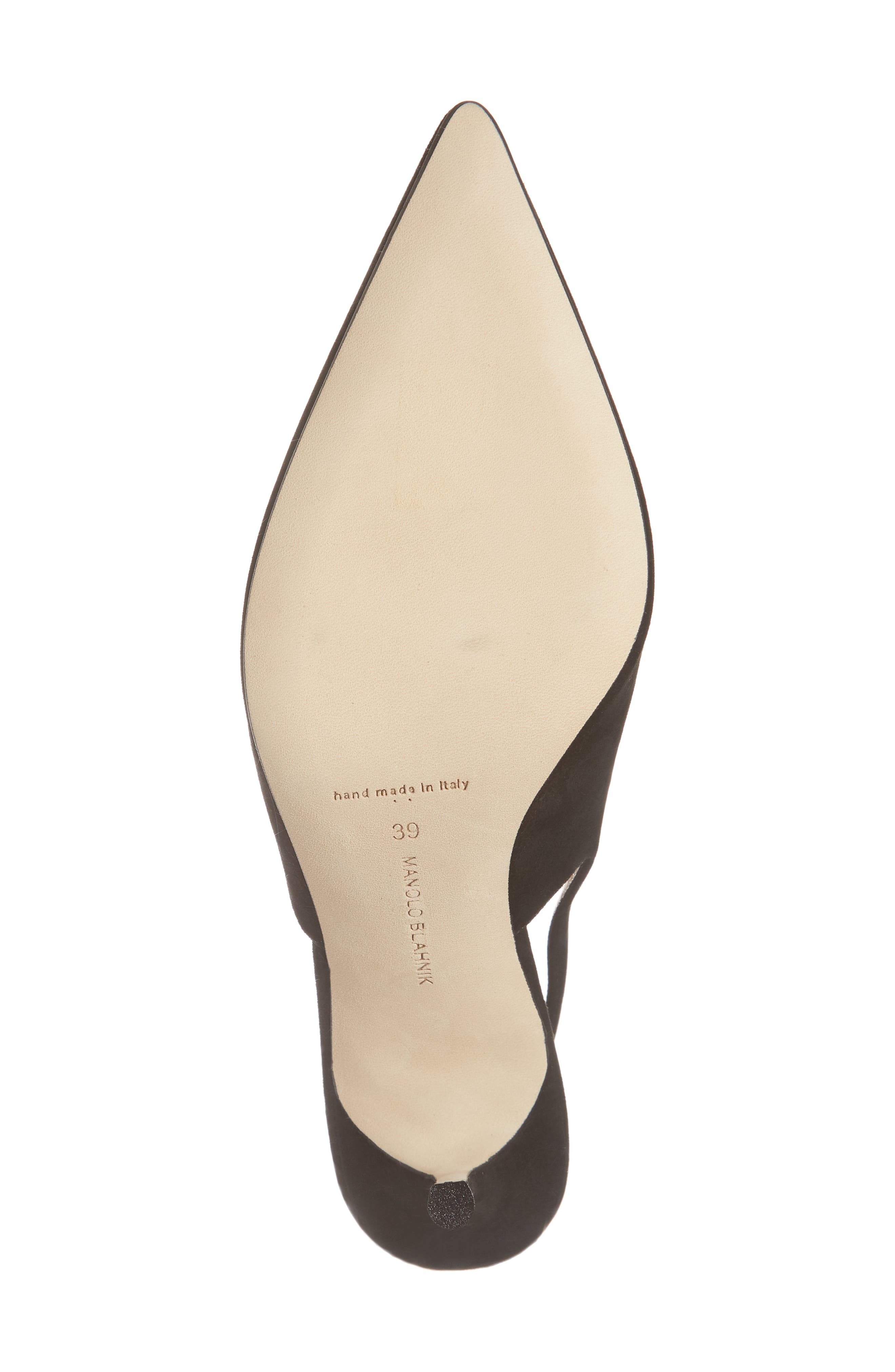 Manolo Blahnik Allura Slingback Pointed Toe Pump, Alternate, color, 