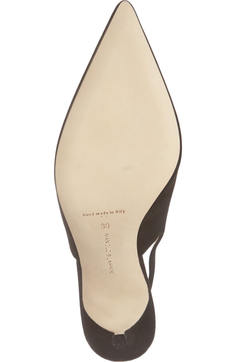 Manolo Blahnik Allura Slingback Pointed Toe Pump, Alternate, color,