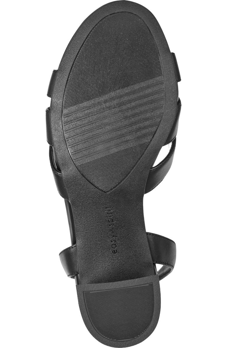 Easy Spirit Delicia Ankle Strap Sandal, Alternate, color, Black