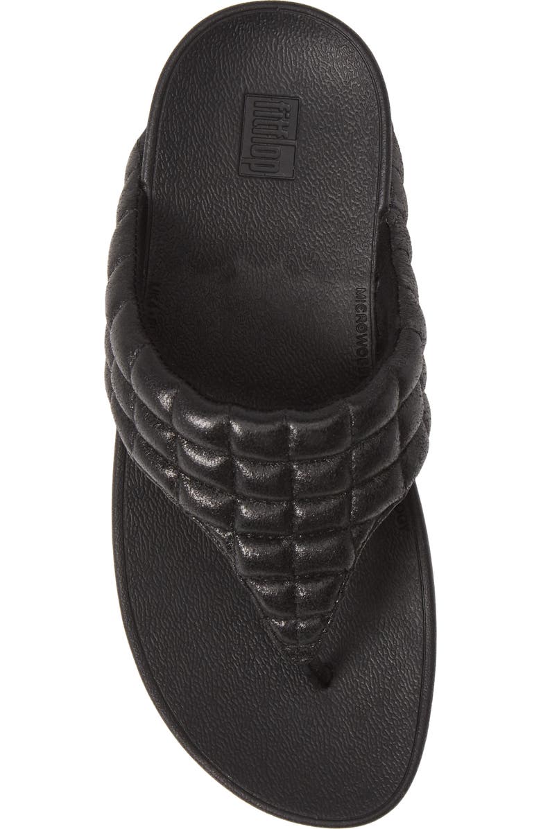 FitFlop Lulu Padded Shimmy Suede Flip Flop, Alternate, color,