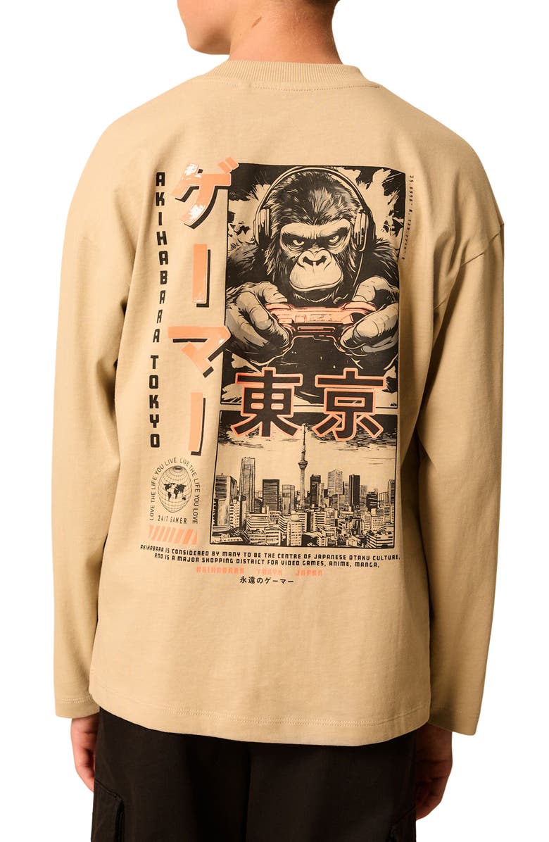 NEXT Kids' Gorilla Graphic T-Shirt, Alternate, color, Neutral